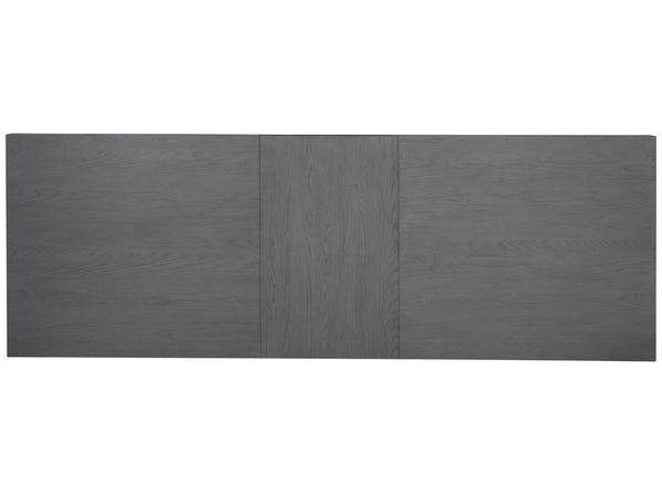 Lexington Artistica Home Appellation Dining Table - Elegant White Oak Design With Misty Gray Finish And Unique Metal Accents Gray Wood 2200-877