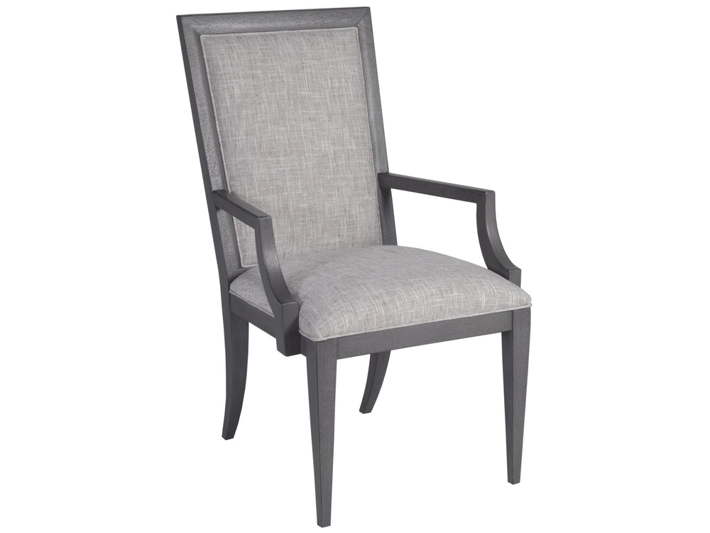 Lexington Artistica Home Appellation Upholstered Dining Chair - Elegant Misty Gray Design With Stain-resistant Fabric Comfort Gray Wood 2200-881-01