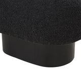 Robertson Black Boucle Fabric Bench 22002Black Meridian Furniture