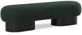 Robertson Green Boucle Fabric Bench 22002Green Meridian Furniture