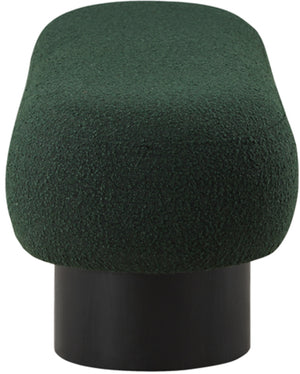 Robertson Green Boucle Fabric Bench 22002Green Meridian Furniture