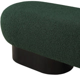 Robertson Green Boucle Fabric Bench 22002Green Meridian Furniture