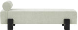 Edison Mint Green Chenille Fabric Bench 22012Mint Meridian Furniture