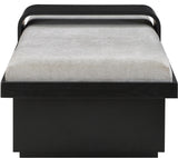 Arlington Light Grey Chenille Fabric Bench 22014Grey Meridian Furniture