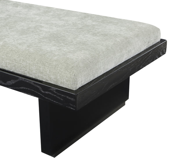 Arlington Mint Green Chenille Fabric Bench 22014Mint Meridian Furniture