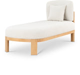 Maybourne Cream Boucle Fabric Chaise/Bench 22015Cream Meridian Furniture