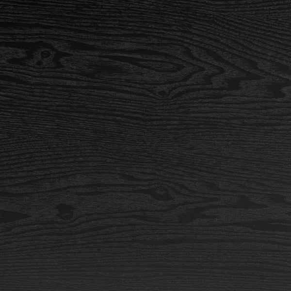 EuroStyle Pierre Round Nesting Tables Wood Veneer Top Steel Base Contemporary Living Room Set Black/Matte Black 22018BLK-KIT