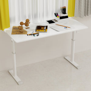 English Elm Adjustable Study Desk For Home & Office – Ergonomic Height-Adjustable Design, Compact & Stylish Workspace W1935P338371
