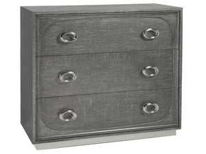 Lexington Artistica Home Iridium Hall Chest - Stunning Contemporary Design With Unique Hand-painted Finishes And Soft-close Drawers Gray Wood 2203-973