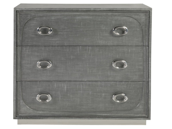 Lexington Artistica Home Iridium Hall Chest - Stunning Contemporary Design With Unique Hand-painted Finishes And Soft-close Drawers Gray Wood 2203-973