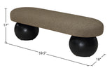 Bowie Olive Bench 22043Olive Meridian Furniture