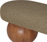 Bowie Olive Bench 22044Olive Meridian Furniture