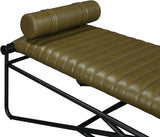 Gatsby Olive Vegan Leather Bench 22052Olive Meridian Furniture