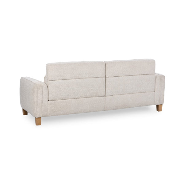 Classic Home Conway Reclining Sofa - Stylish Comfort, Soft Polyester Upholstery, Durable Ash Wood Frame Design Ivory 2205SF11