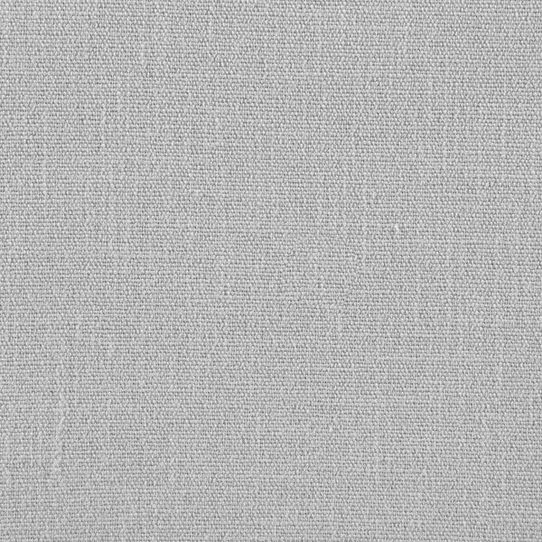 Meridian Furniture Larea Art Deco Cube Ottoman Linen Upholstered Wood Base Living Room Accent Footrest Grey Style B 22068Grey