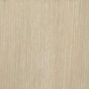 Meridian Furniture Velden Art Deco Storage Bench with Vegan Leather and Cerused Wood Base 22070Cream