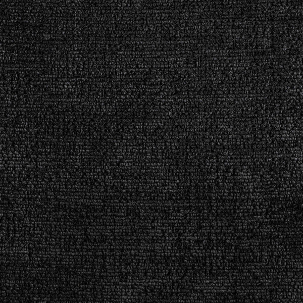 Meridian Furniture Havre Plush Velour Fur Cube Ottoman with Art Deco Base for Living Room Accent Piece Black A 22074Black