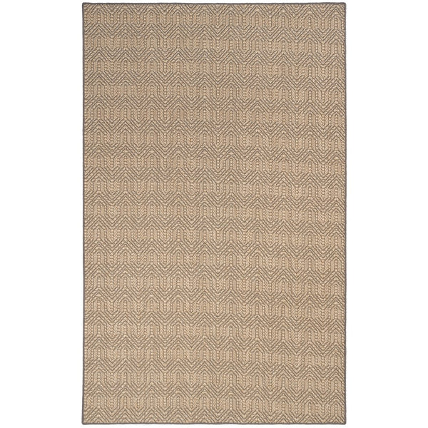 Capel Rugs Anton Natural Sisal Area Rug - Eco-friendly, Tightly Woven Design Perfect For Every Room In Your Home Sand Black, Ivory 100% Natural Sisal 2208ns02061200370
