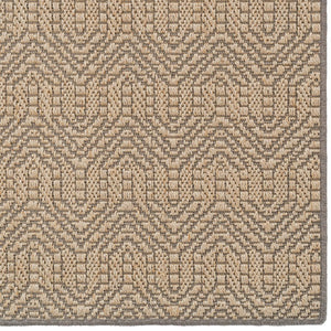 Capel Rugs Anton Natural Sisal Area Rug - Eco-friendly, Tightly Woven Design Perfect For Every Room In Your Home Sand Black, Ivory 100% Natural Sisal 2208ns02061200370