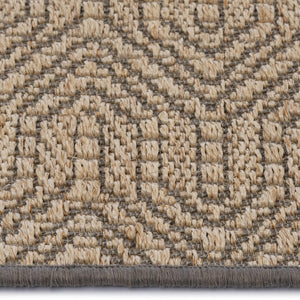 Capel Rugs Anton Natural Sisal Area Rug - Eco-friendly, Tightly Woven Design Perfect For Every Room In Your Home Sand Black, Ivory 100% Natural Sisal 2208ns02061200370