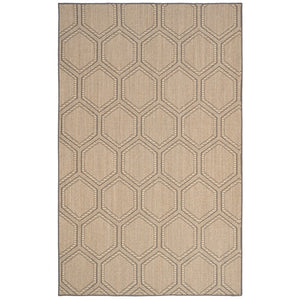 Capel Rugs Reed Natural Sisal Rug - Eco-friendly, Tightly Woven Craftsmanship For Stylish Indoor Décor Sand Black, Ivory 100% Natural Sisal 2209ns02060800370