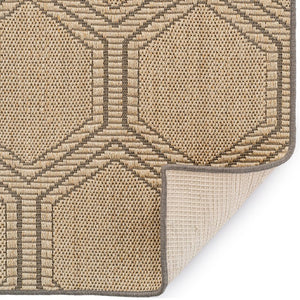 Capel Rugs Reed Natural Sisal Rug - Eco-friendly, Tightly Woven Craftsmanship For Stylish Indoor Décor Sand Black, Ivory 100% Natural Sisal 2209ns02060800370