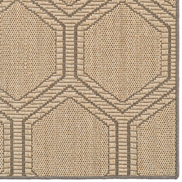 Capel Rugs Reed Natural Sisal Rug - Eco-friendly, Tightly Woven Craftsmanship For Stylish Indoor Décor Sand Black, Ivory 100% Natural Sisal 2209ns02060800370