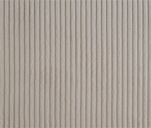 Meridian Furniture Willow Upholstered Bench with Iron Frame for Bedroom Entryway or Living Room Accent Seating Microsuede Corduroy Fabric Beige 22097Beige