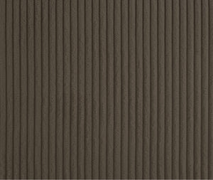 Meridian Furniture Willow Upholstered Bench with Iron Frame for Bedroom Entryway or Living Room Accent Seating Microsuede Corduroy Fabric Brown 22097Brown