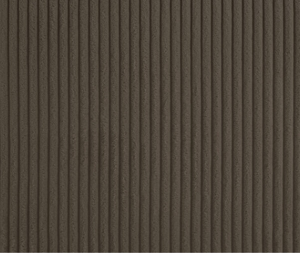Meridian Furniture Willow Upholstered Bench with Iron Frame for Bedroom Entryway or Living Room Accent Seating Microsuede Corduroy Fabric Brown 22097Brown