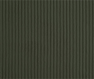 Meridian Furniture Willow Upholstered Bench with Iron Frame for Bedroom Entryway or Living Room Accent Seating Microsuede Corduroy Fabric Green 22097Green