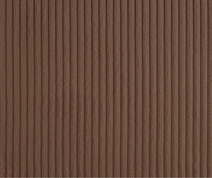 Meridian Furniture Willow Upholstered Bench with Iron Frame for Bedroom Entryway or Living Room Accent Seating Microsuede Corduroy Fabric Saddle 22097Saddle