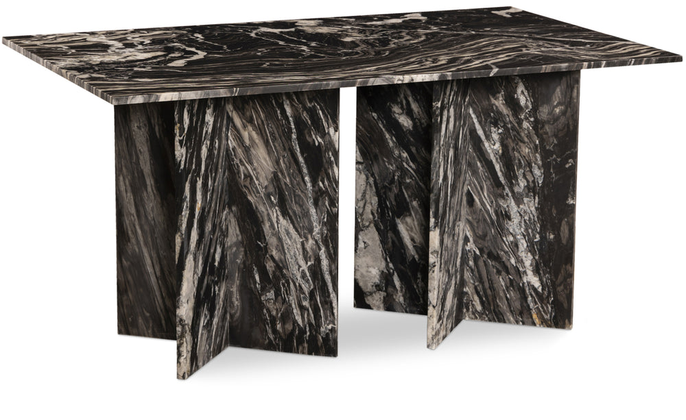 Verona Black Dining Table 220Black-DT60 Meridian Furniture