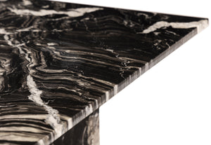 Verona Black Dining Table 220Black-DT60 Meridian Furniture