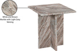 Verona Brown End Table 220Brown-ET Meridian Furniture