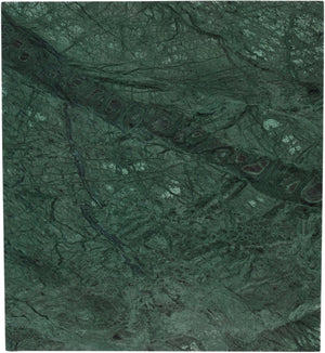 Meridian Furniture Verona Handcrafted Genuine Marble End Table with Sculptural Base for Modern Living Rooms Green 220Green-ET