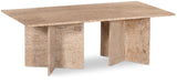 Verona Beige Coffee Table 220Travertine-CT Meridian Furniture