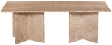 Verona Beige Coffee Table 220Travertine-CT Meridian Furniture