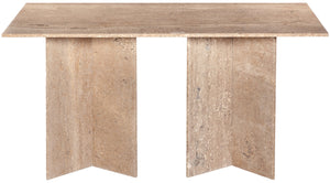 Verona Beige Dining Table 220Travertine-DT60 Meridian Furniture