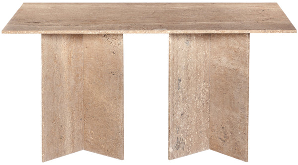 Verona Beige Dining Table 220Travertine-DT60 Meridian Furniture