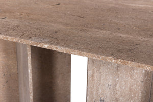 Verona Beige Dining Table 220Travertine-DT60 Meridian Furniture