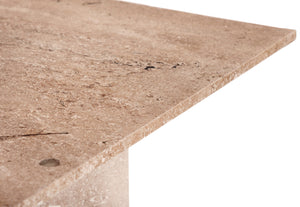 Verona Beige Dining Table 220Travertine-DT60 Meridian Furniture