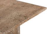 Verona Beige End Table 220Travertine-ET Meridian Furniture