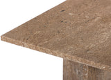 Verona Beige End Table 220Travertine-ET Meridian Furniture