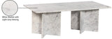 Verona White Coffee Table 220White-CT Meridian Furniture