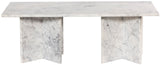 Verona White Coffee Table 220White-CT Meridian Furniture