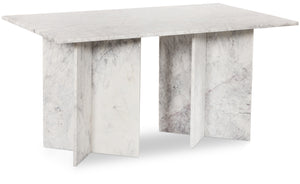 Verona White Dining Table 220White-DT60 Meridian Furniture