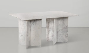 Verona White Dining Table 220White-DT60 Meridian Furniture