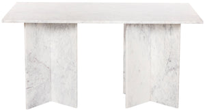 Verona White Dining Table 220White-DT60 Meridian Furniture