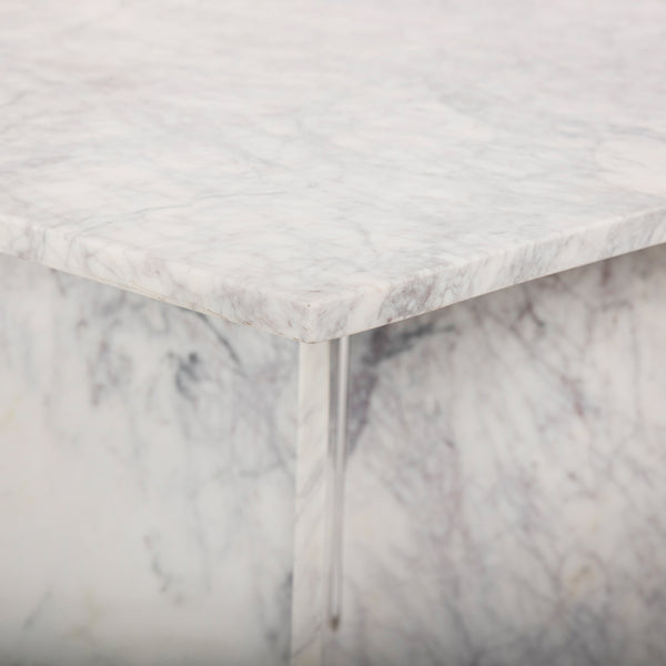 Verona White Dining Table 220White-DT60 Meridian Furniture